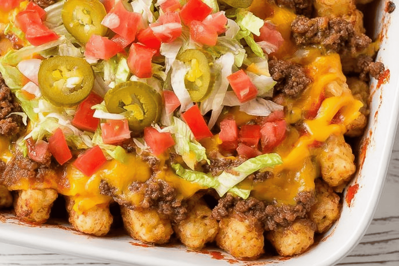 Big Mac Tater Tot Casserole Recipe