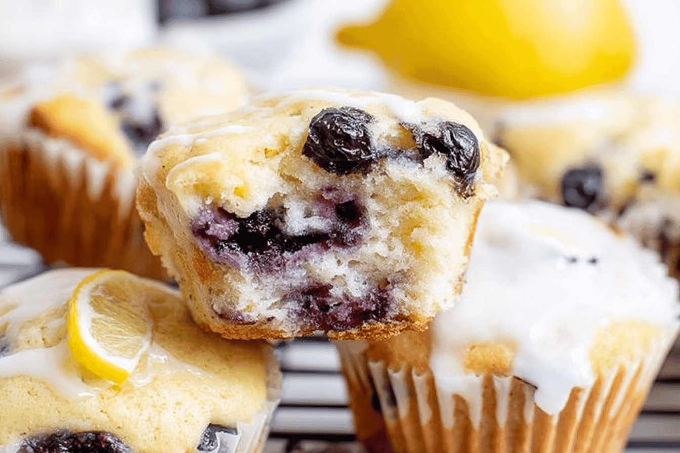 Blueberry Lemon Muffins Recipe Easy and Delicious