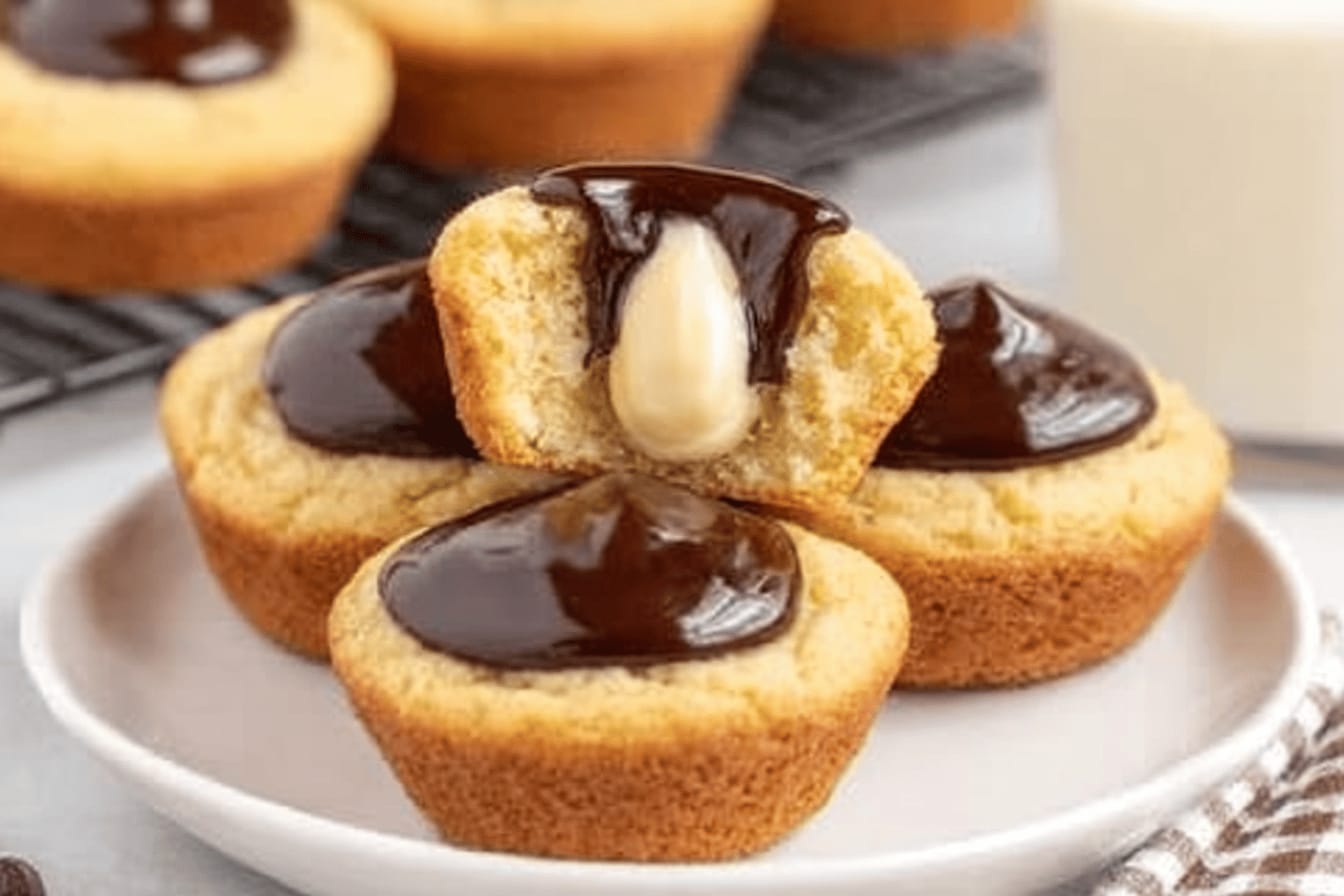 Boston Cream Pie Cookie Cups Recipe