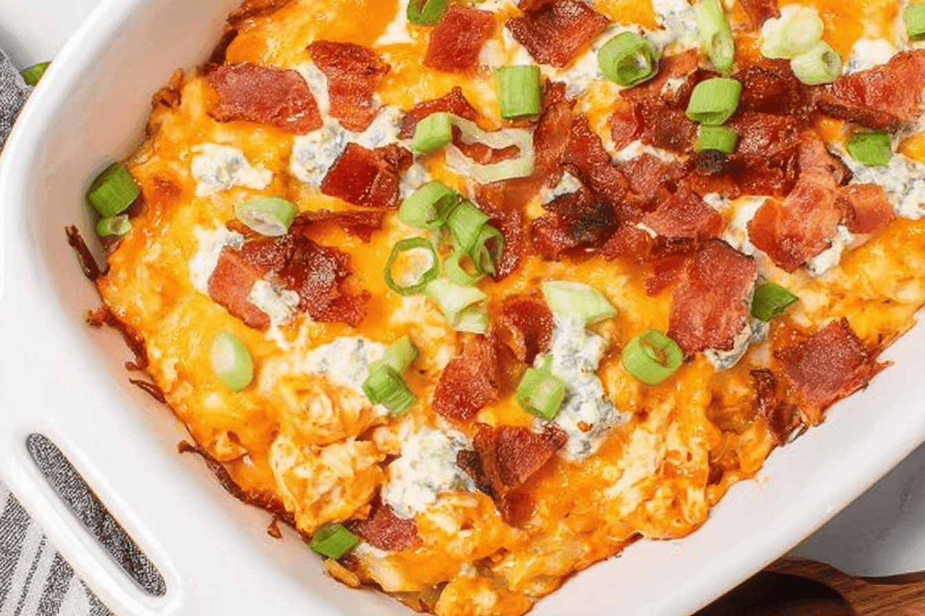 Buffalo Chicken Casserole Recipe Delight