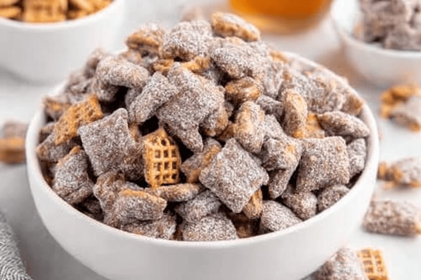 Butterfinger Puppy Chow Recipe Delight