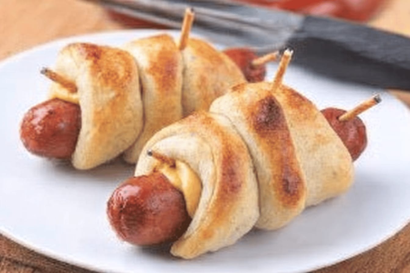 Campfire Crescent Roll Hot Dogs Recipe