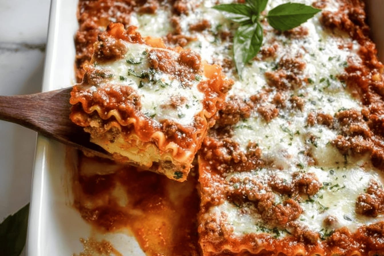 Cheesy Lasagna Roll-Ups Recipe Idea