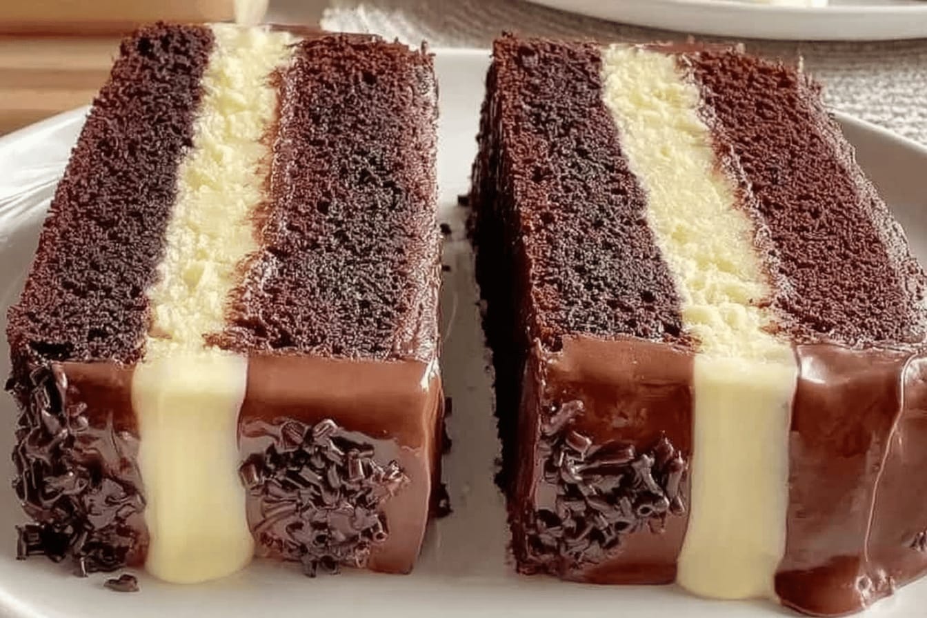 Chocolate Cake with Creamy Ganache Filling