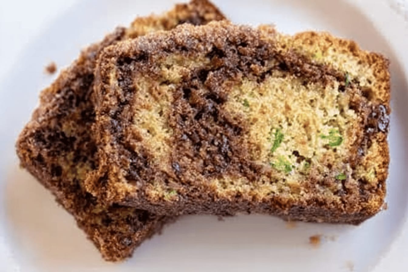 Cinnamon Swirl Zucchini Bread Recipe