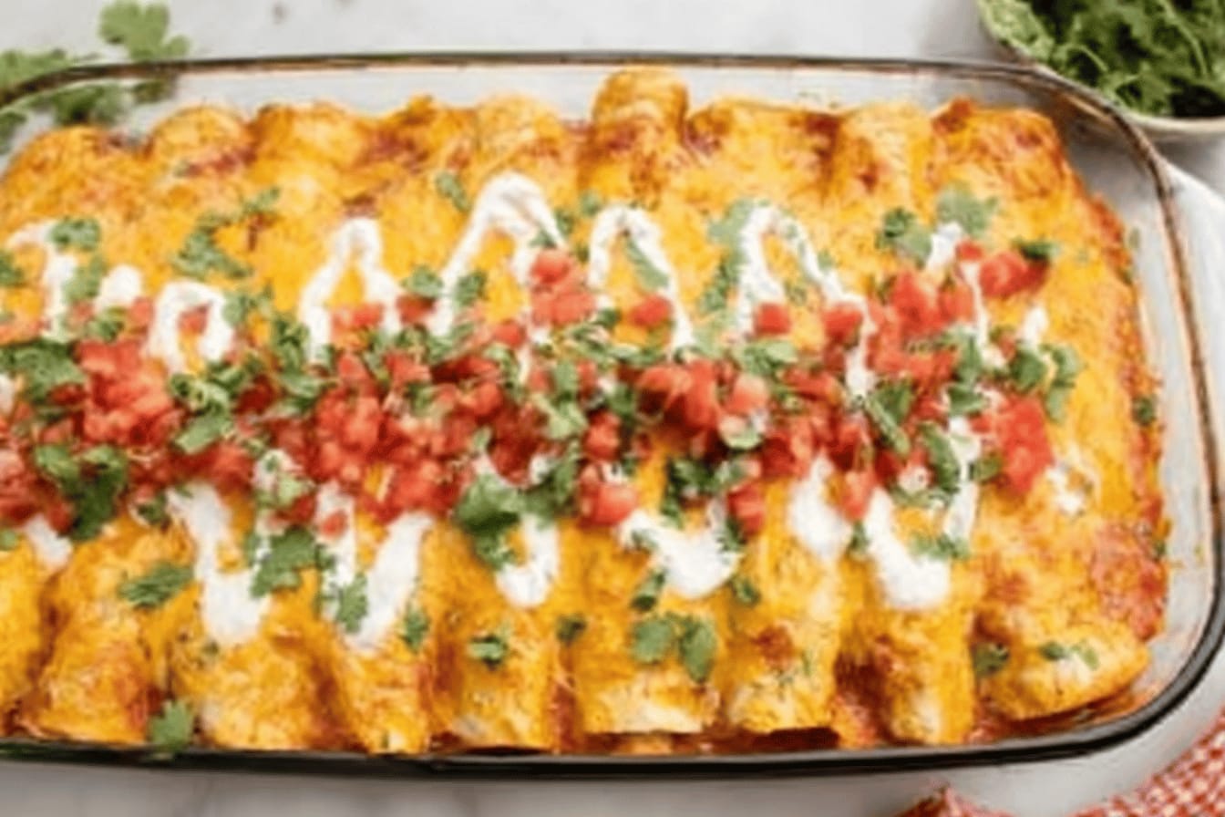 Cream Cheese Chicken Enchiladas Recipe Delight
