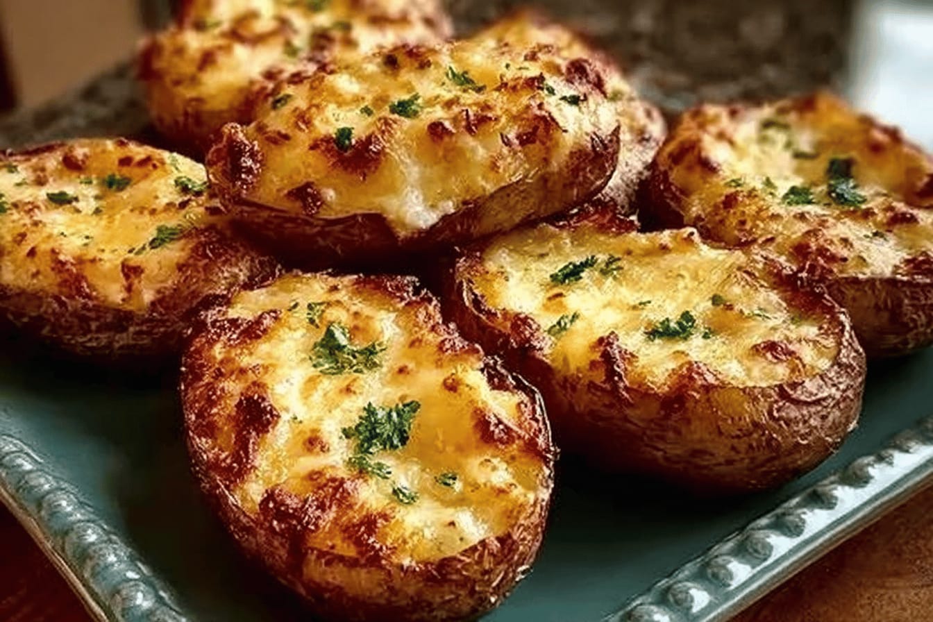 Crispy Parmesan Baked Potatoes Recipe