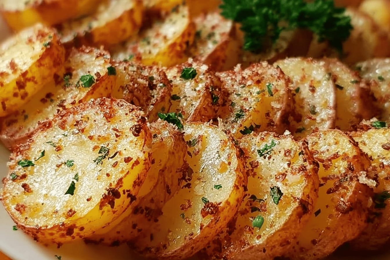Crispy Sheet Pan Scored Potatoes Recipe