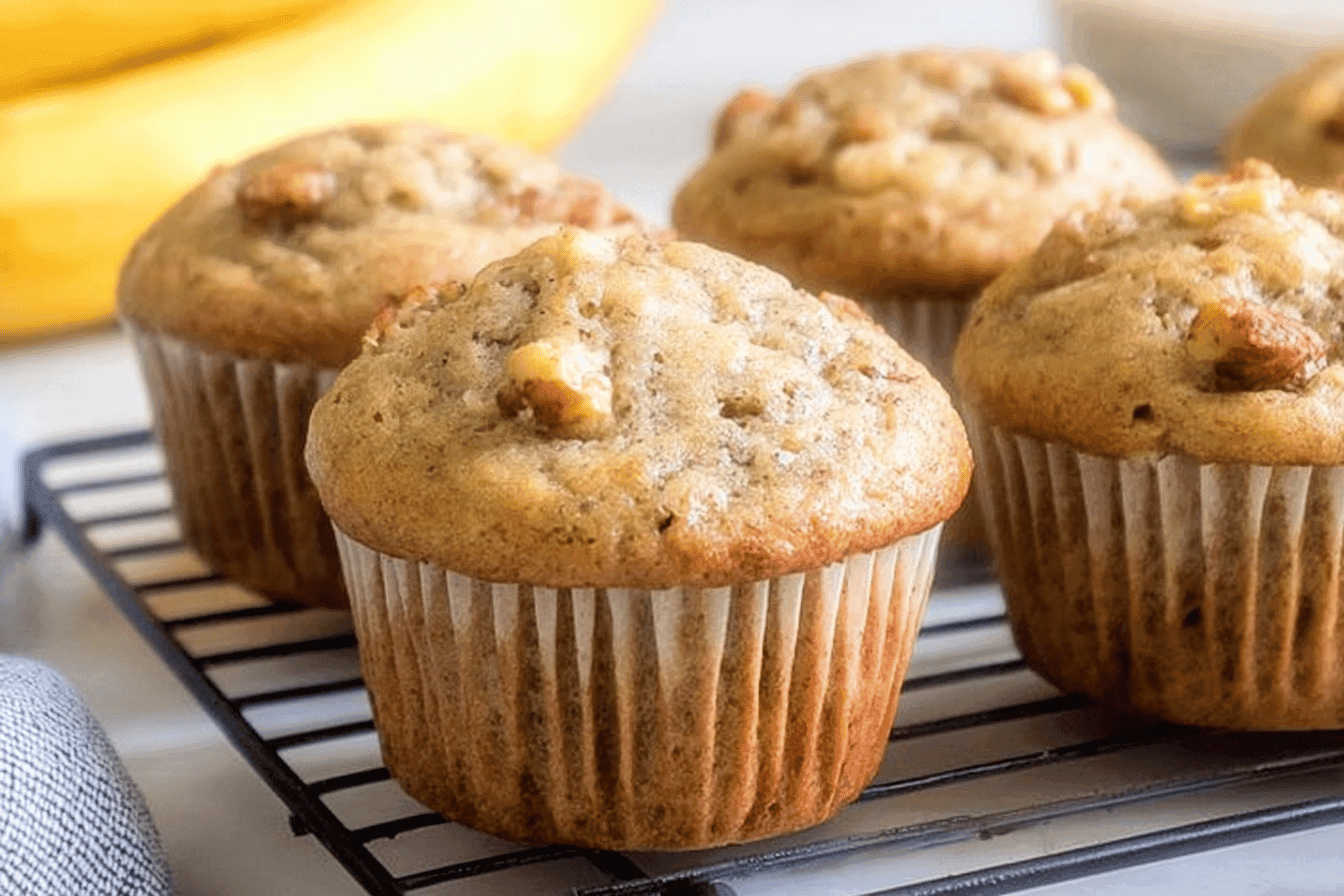 Delicious Banana Bread Muffins Recipe
