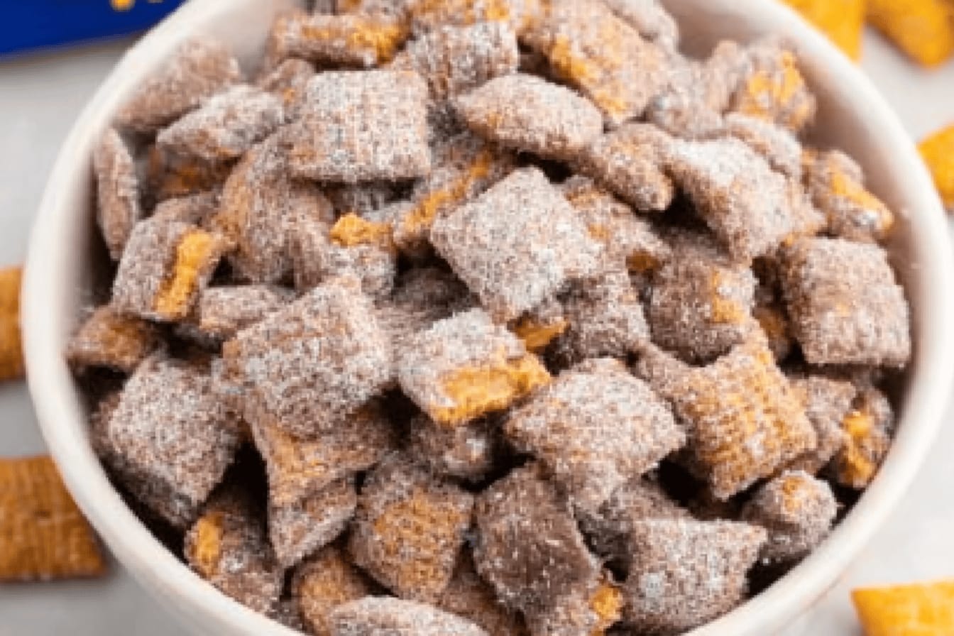 Delicious Butterfinger Puppy Chow Recipe