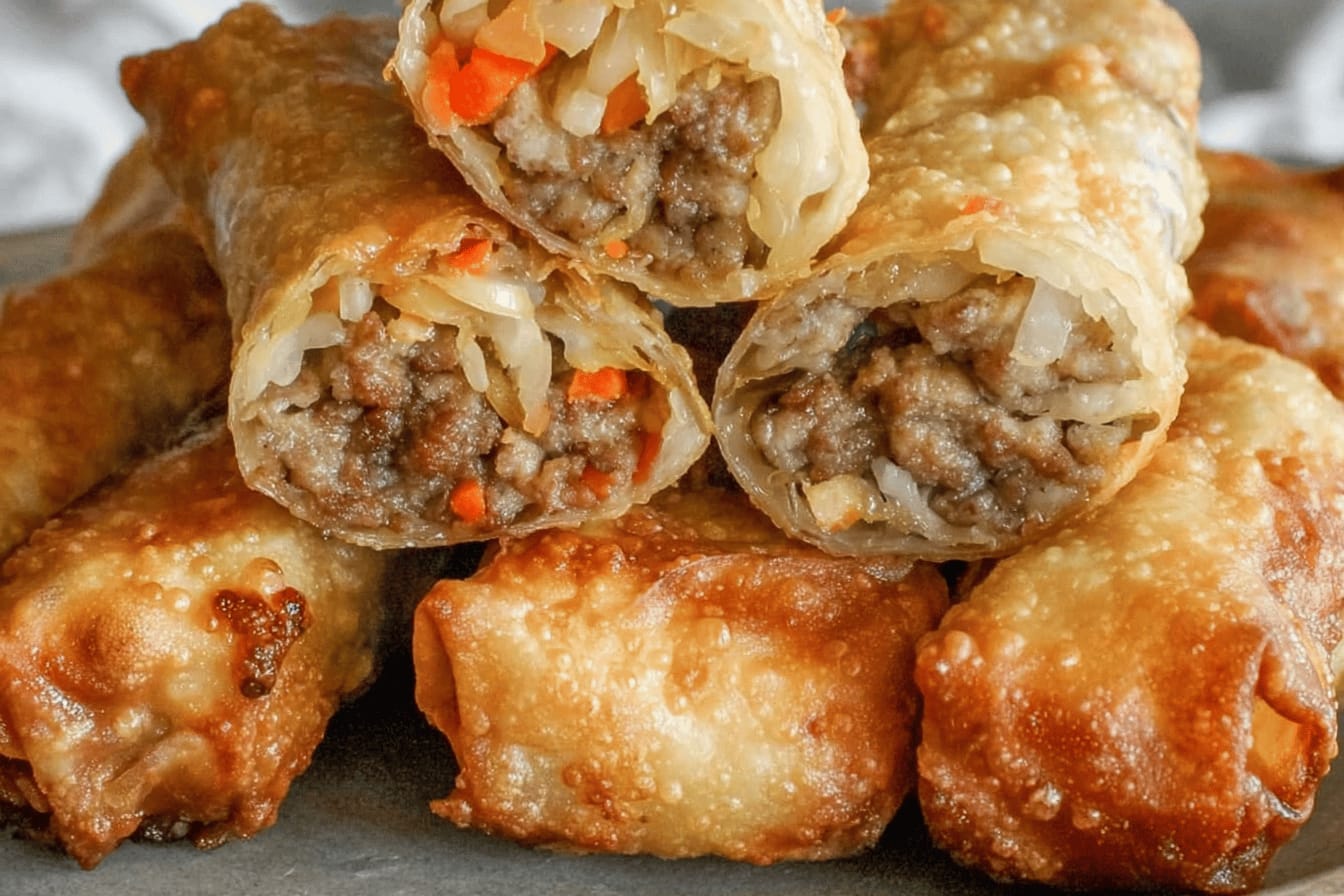 Delicious Homemade Chinese Egg Rolls Recipe
