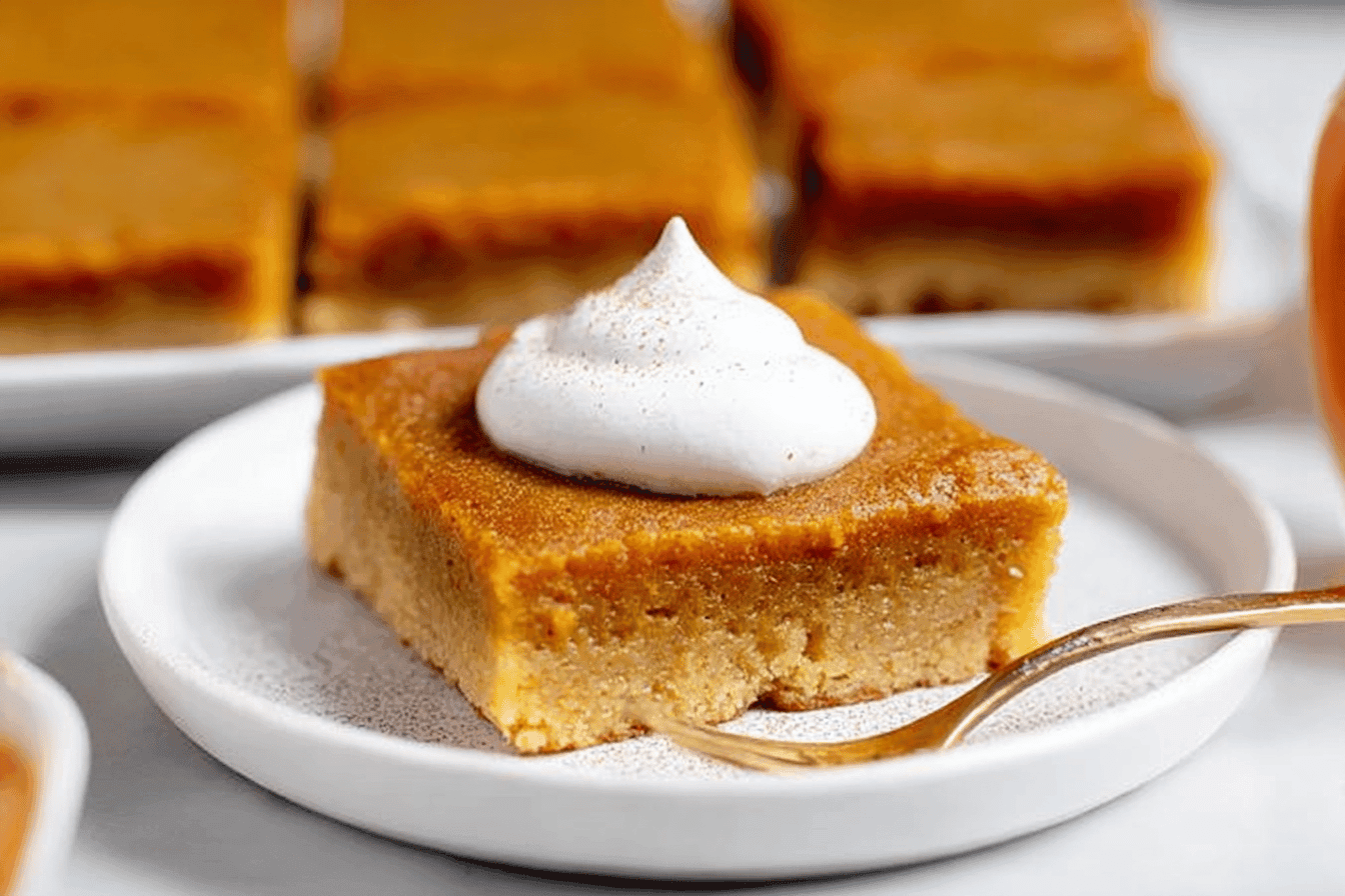 Delicious Pumpkin Pie Bars Recipe
