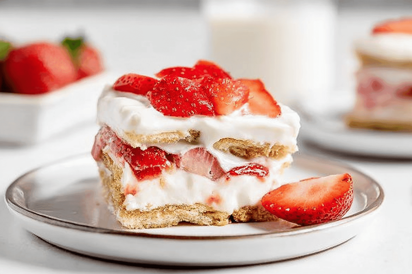 Delicious Strawberry Icebox Cake Recipe