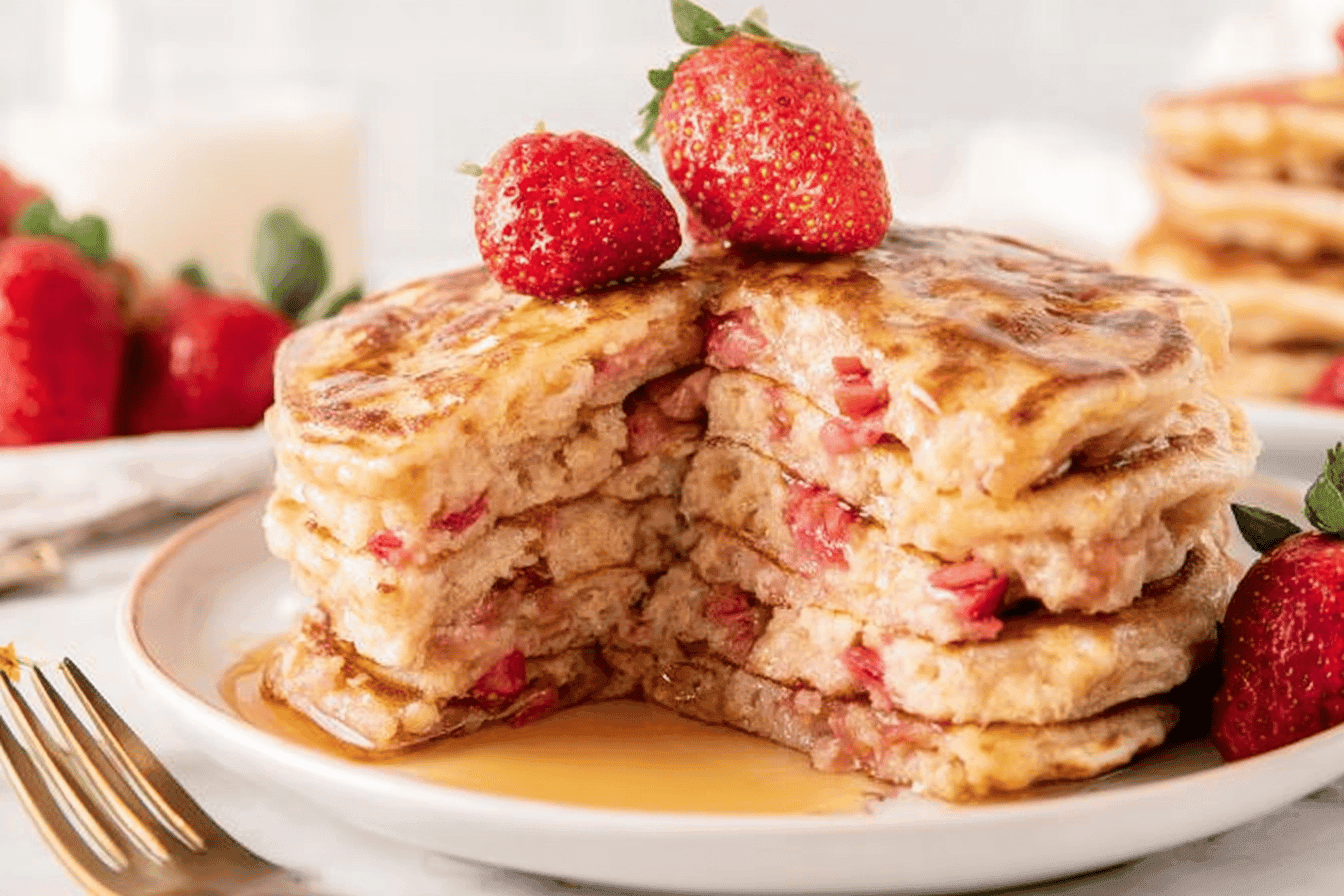 Delicious Strawberry Pancakes Recipe You'll Love