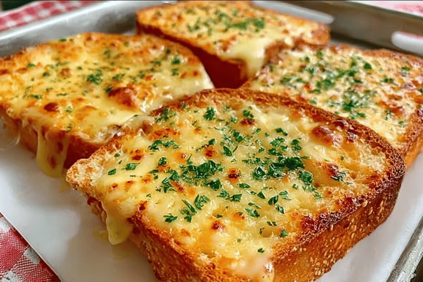 Delicious Texas Toast with Melted Cheese Recipe