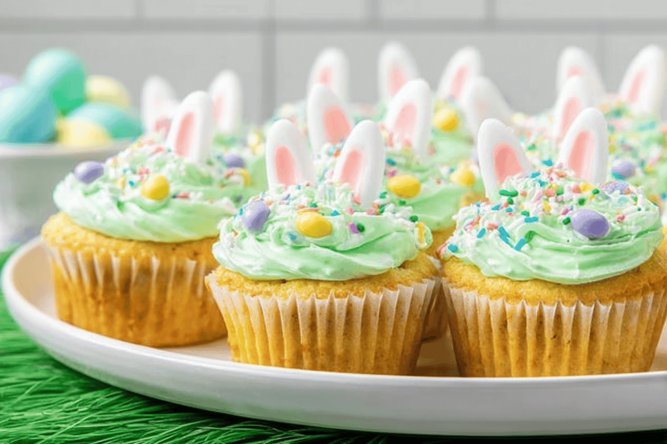 Easter Bunny Cupcakes Recipe for Kids