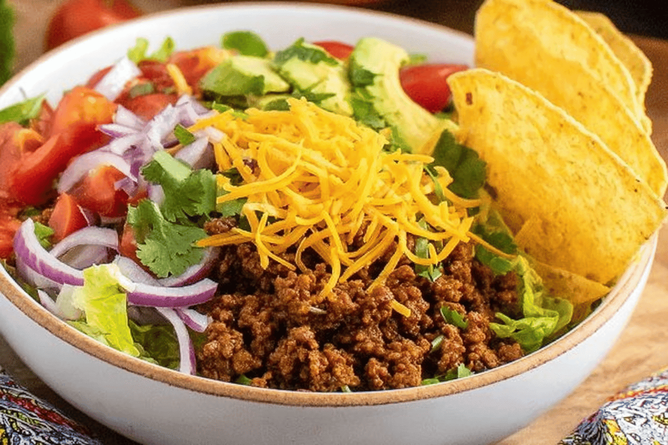 Easy Beef Taco Salad Recipe