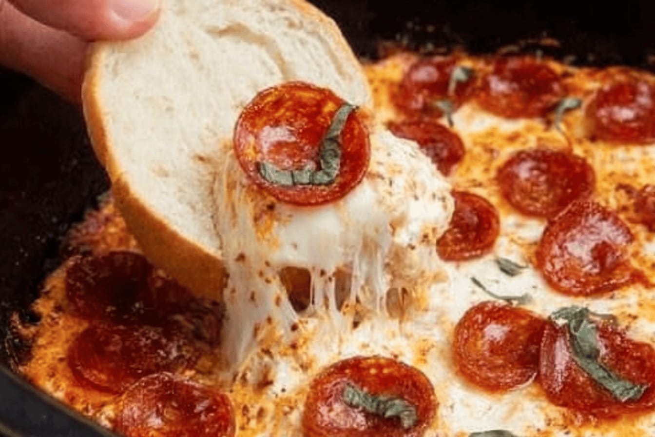 Easy Crock Pot Pizza Dip Recipe
