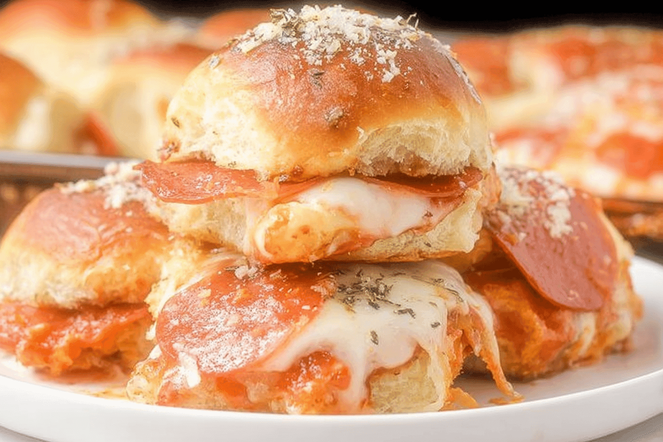 Easy Pepperoni Pizza Sliders Recipe