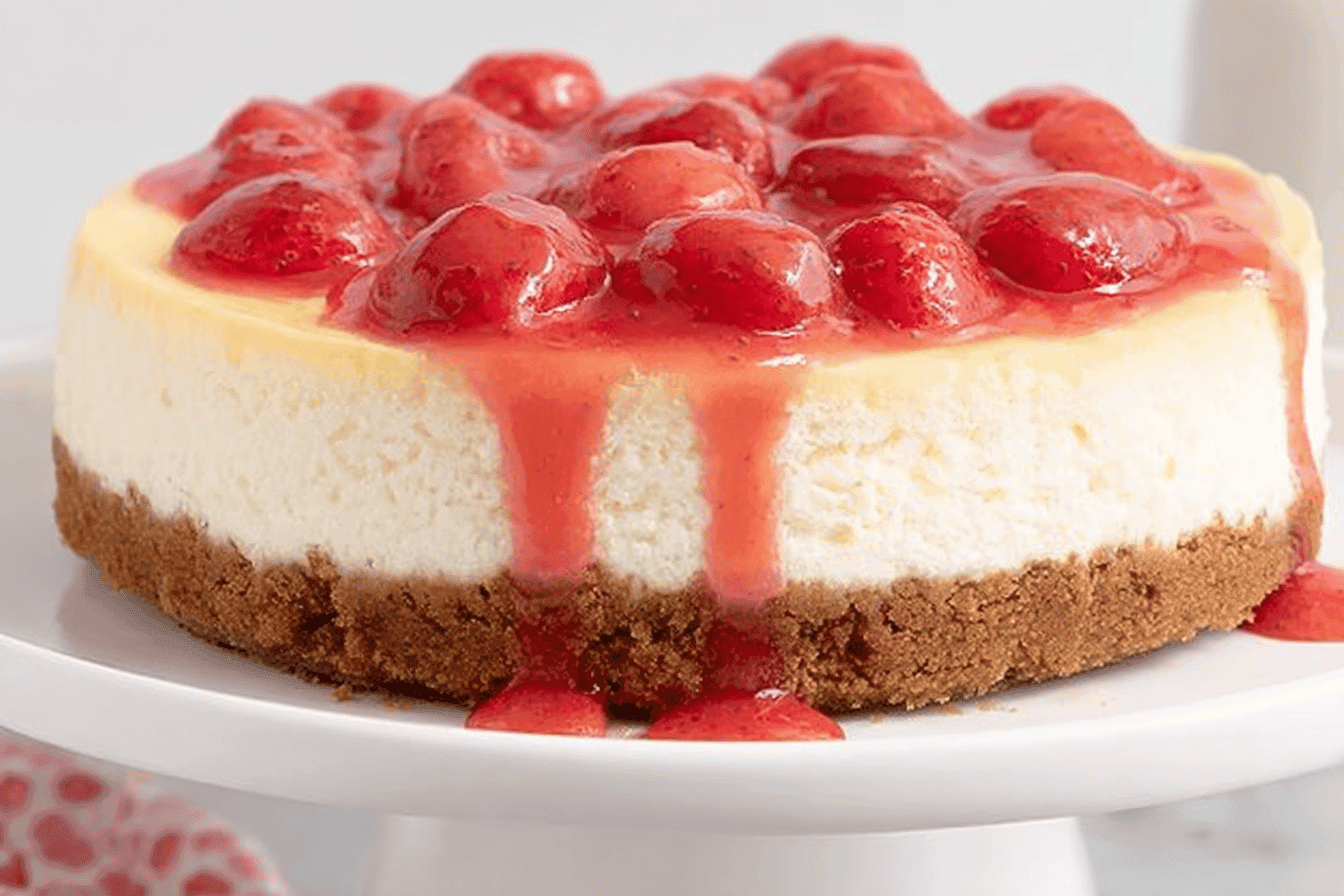 Easy Strawberry Cheesecake Recipe Delight