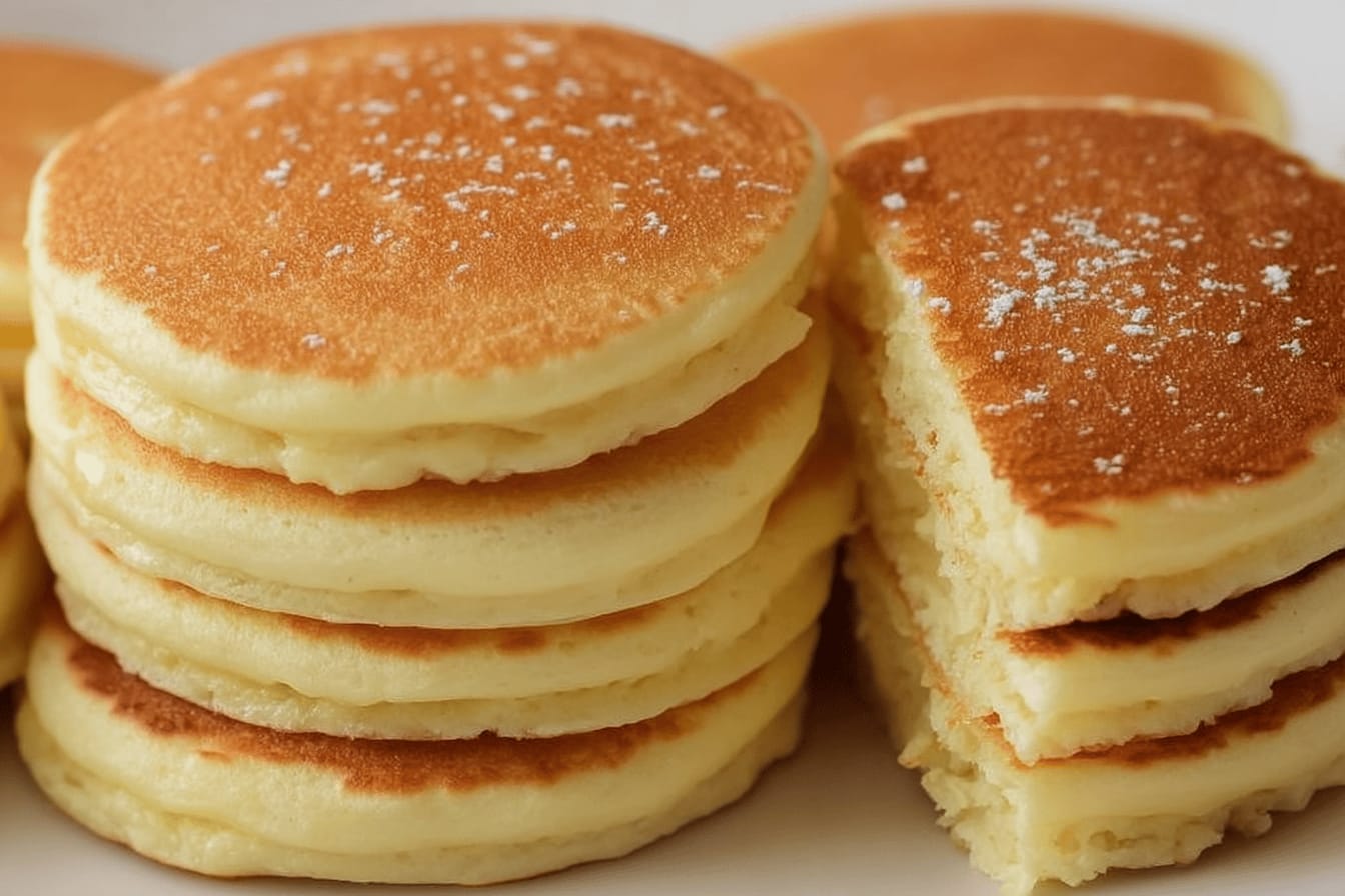 Fluffy Vanilla Pancakes Recipe for Breakfast