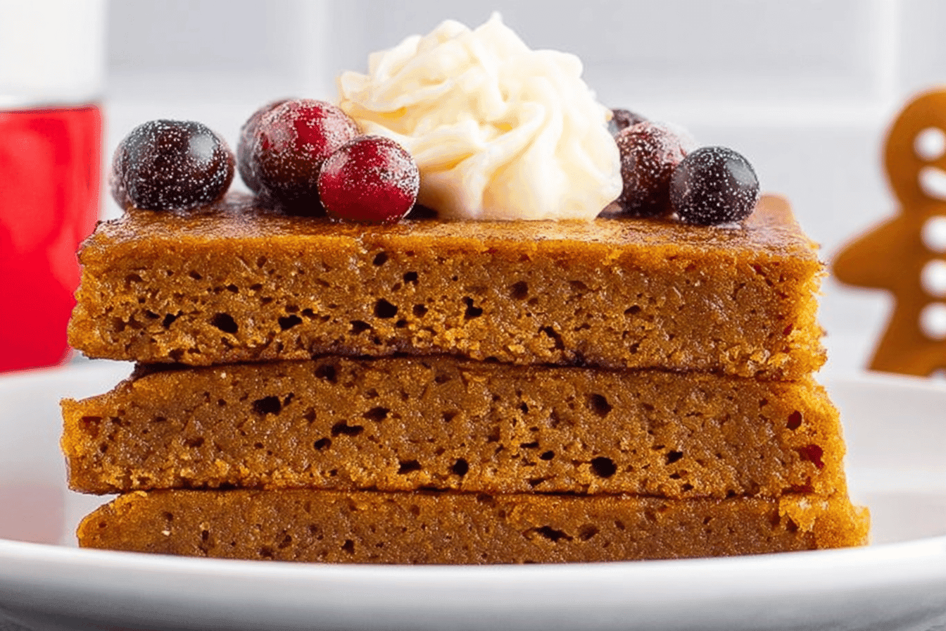 Gingerbread Sheet Pan Pancakes Recipe