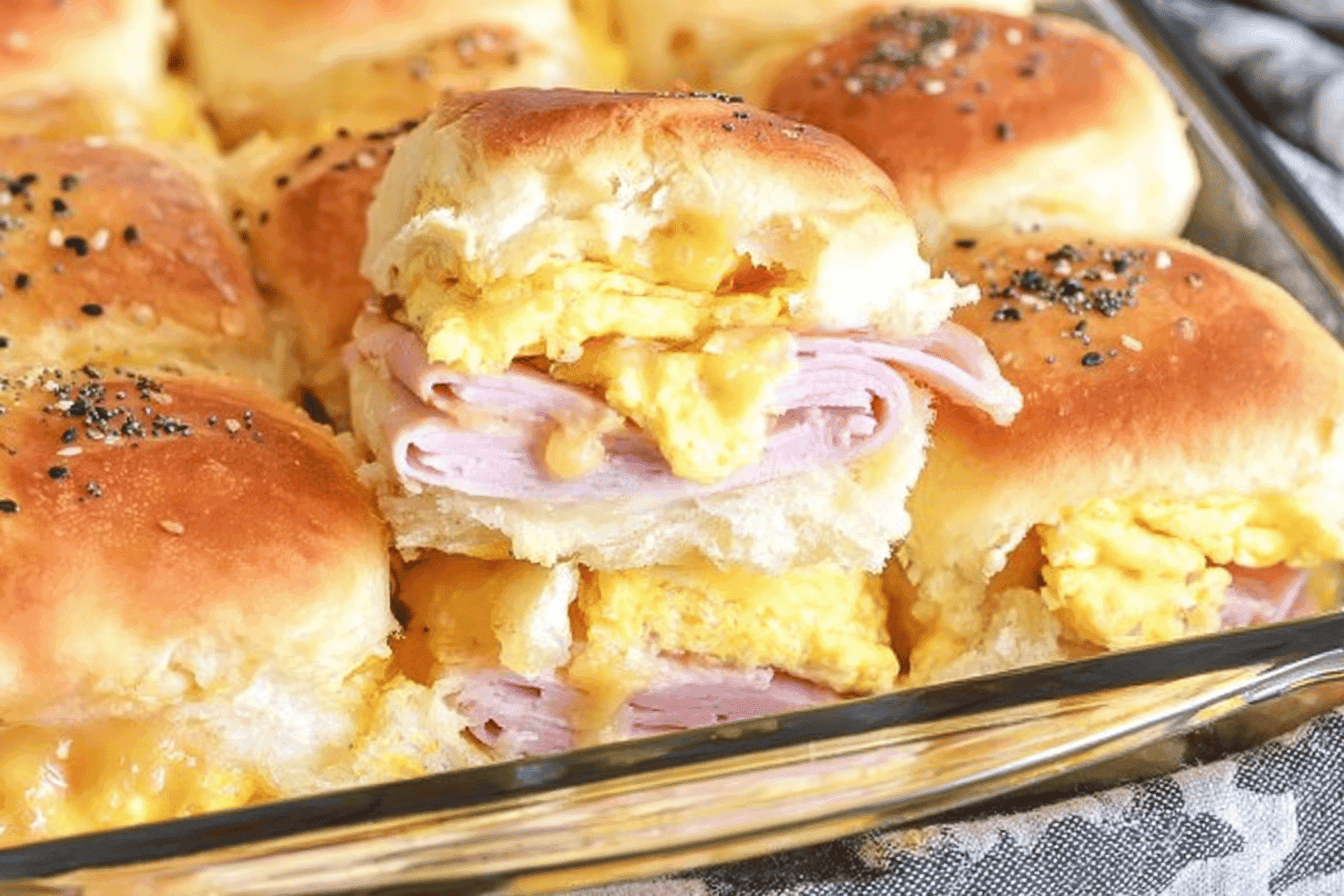 Hawaiian Roll Breakfast Sliders Recipe
