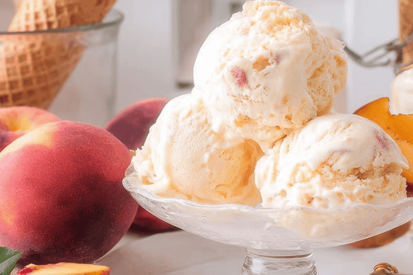 Homemade Peach Ice Cream Recipe Guide