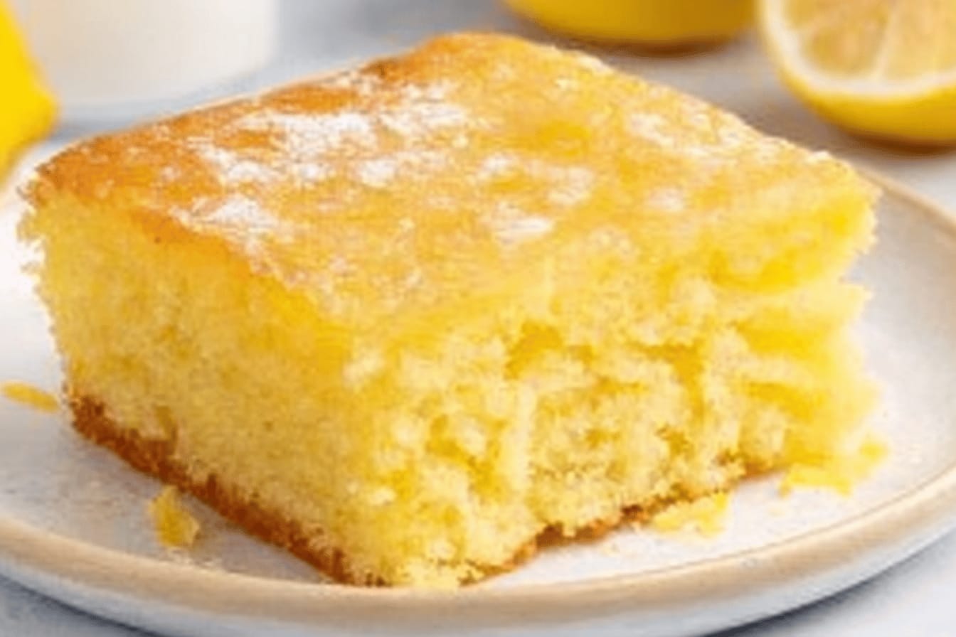 Lemon Jello Cake Recipe for Refreshing Delight