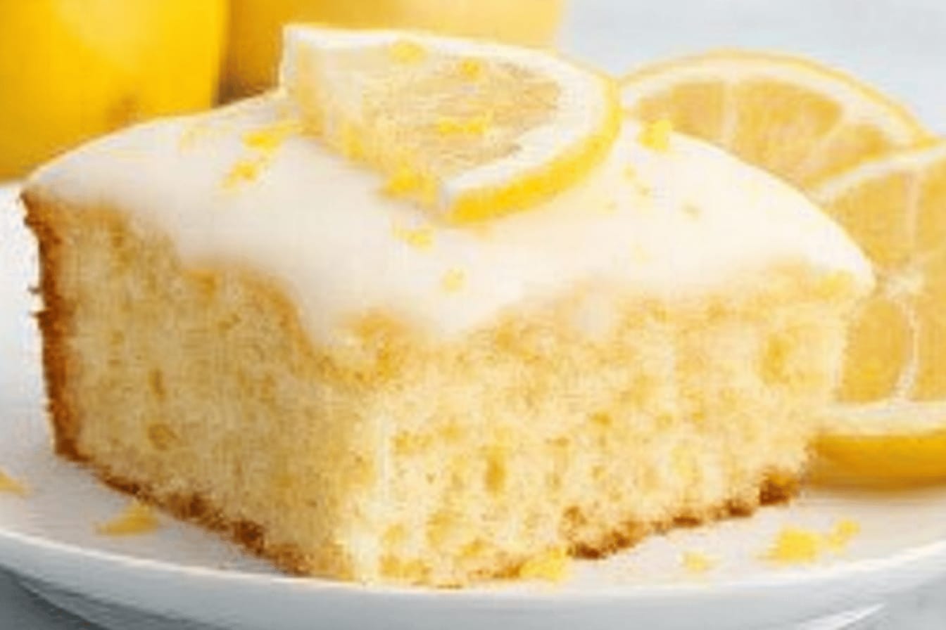 Lemon Sour Cream Cake Recipe Delight