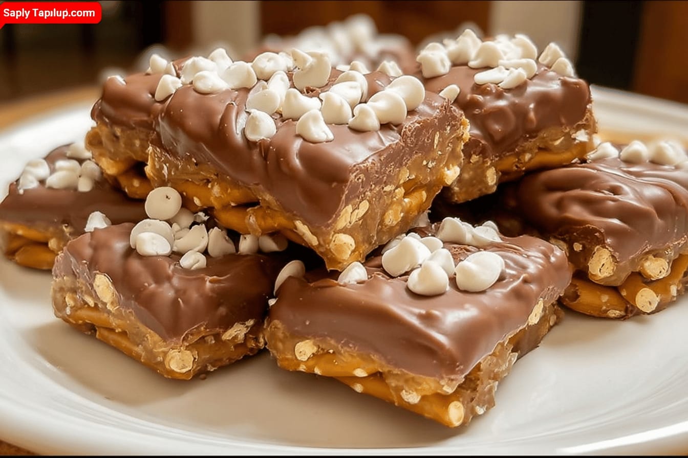 No-Bake Peanut Butter Pretzel Delight