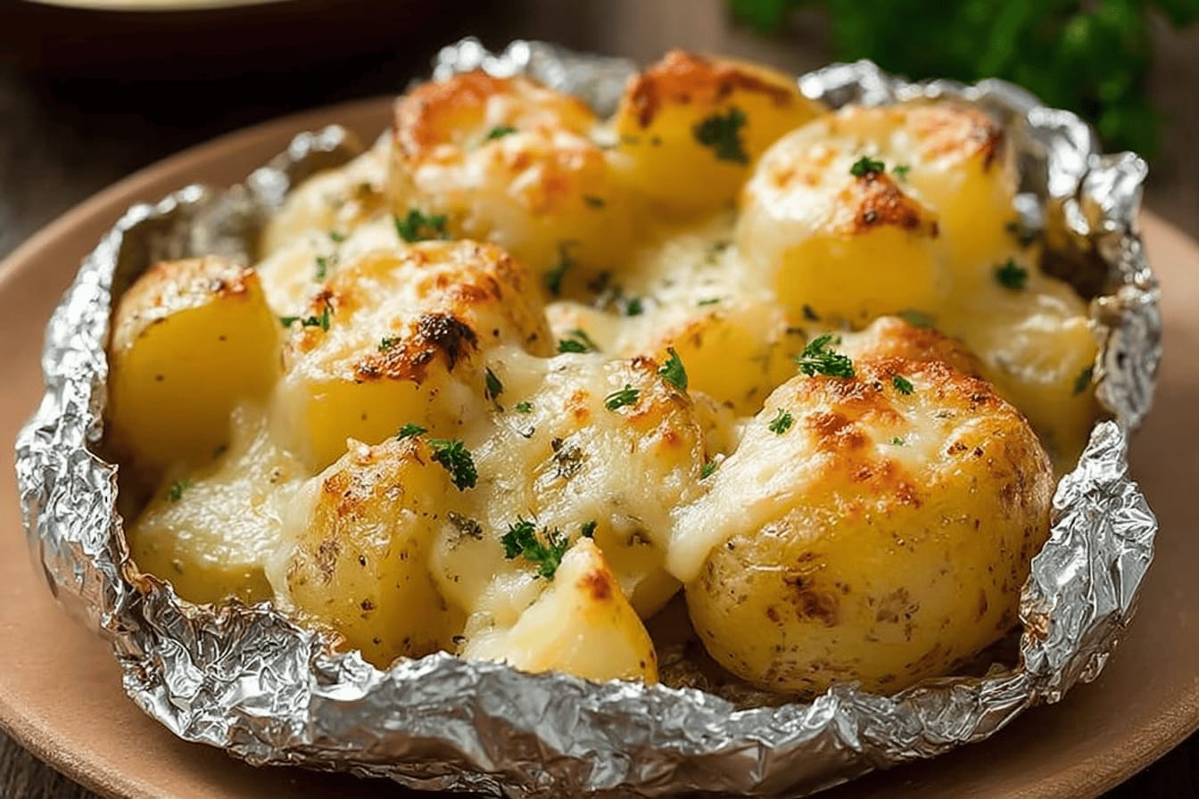 Parmesan Baked Potatoes Recipe for a Savory Side