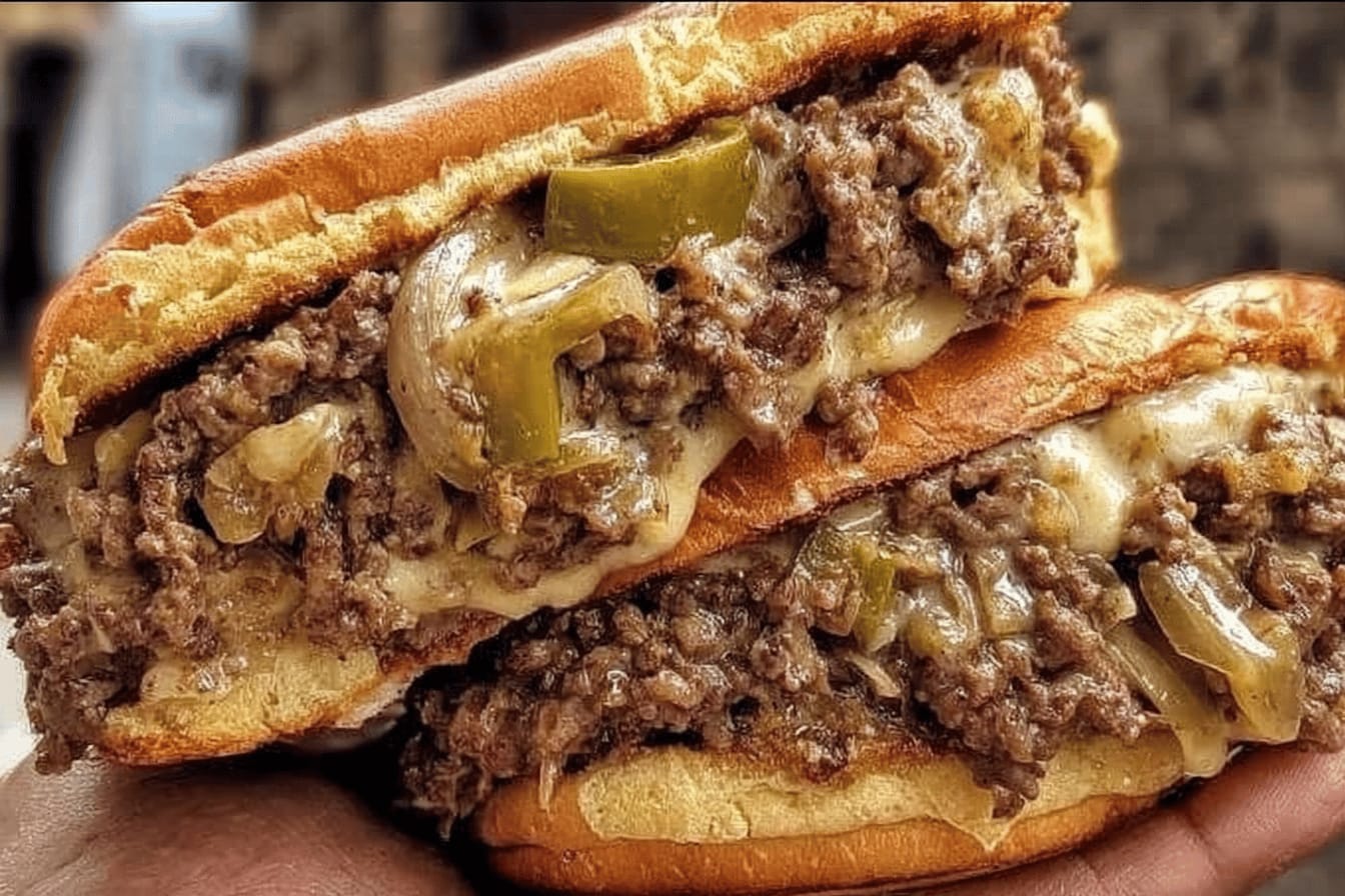 Philly Cheesesteak Sloppy Joes Recipe Delight