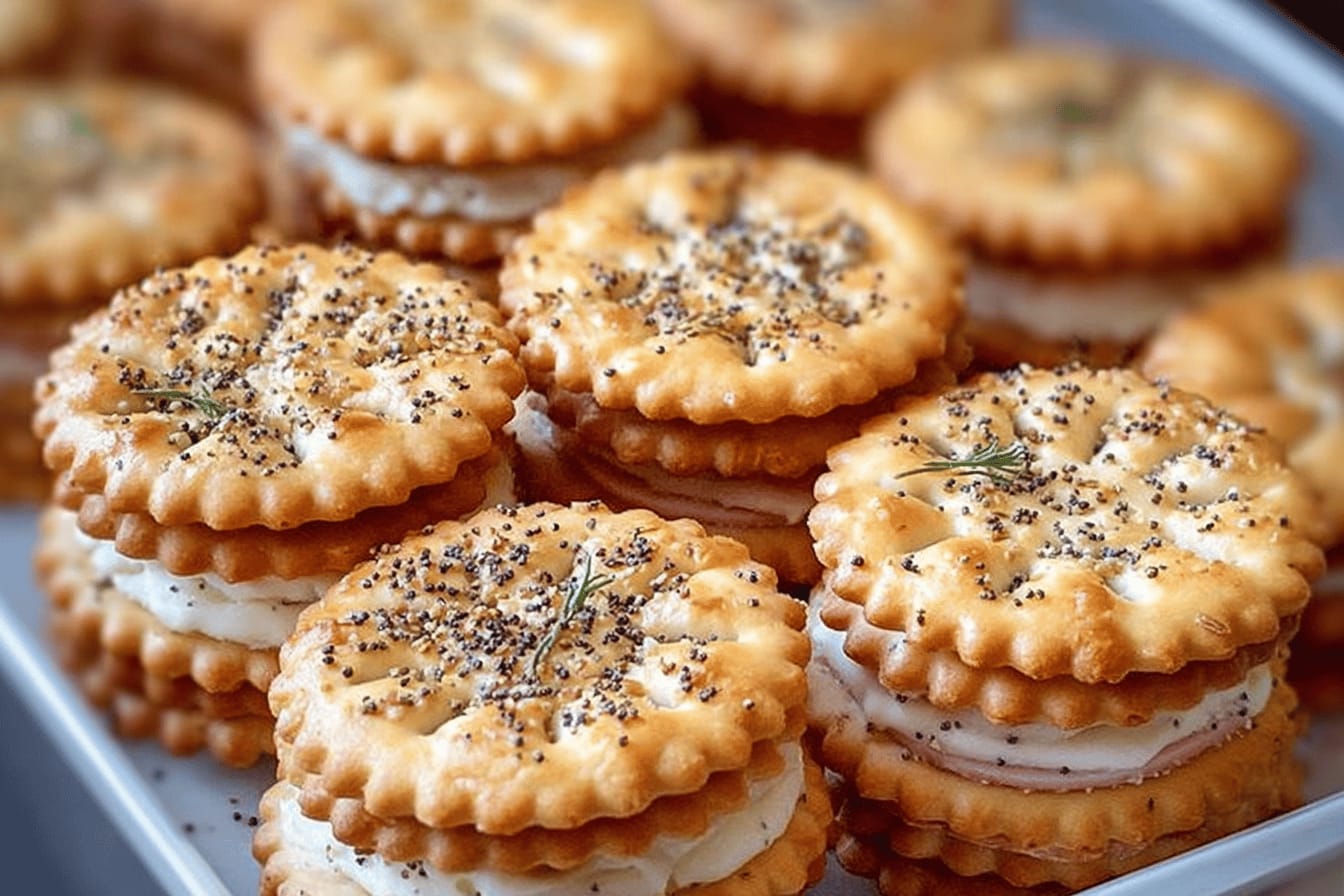 Ritz Cracker Party Sandwiches Recipe