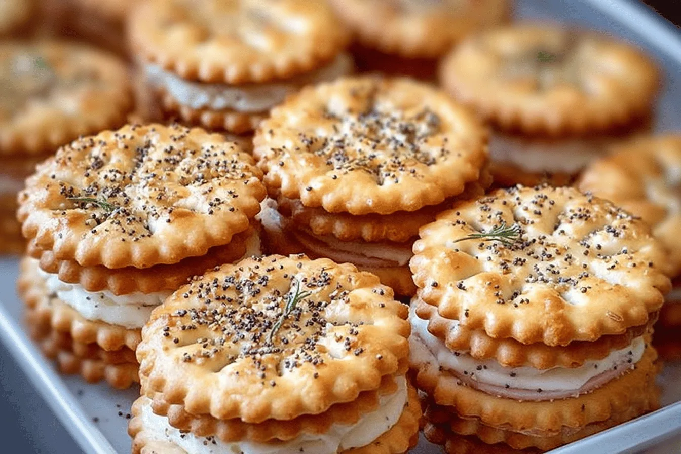 Ritz Cracker Party Sandwiches Recipe