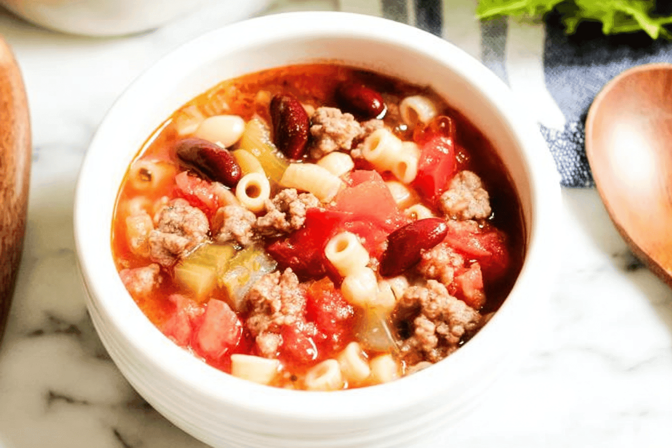 Slow Cooker Pasta Fagioli Recipe Delight