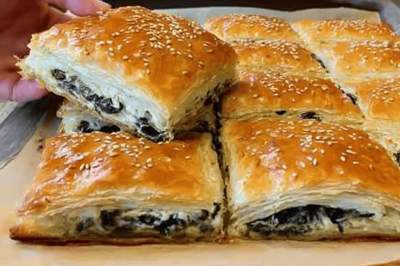Spinach Puff Pastry Delight Recipe
