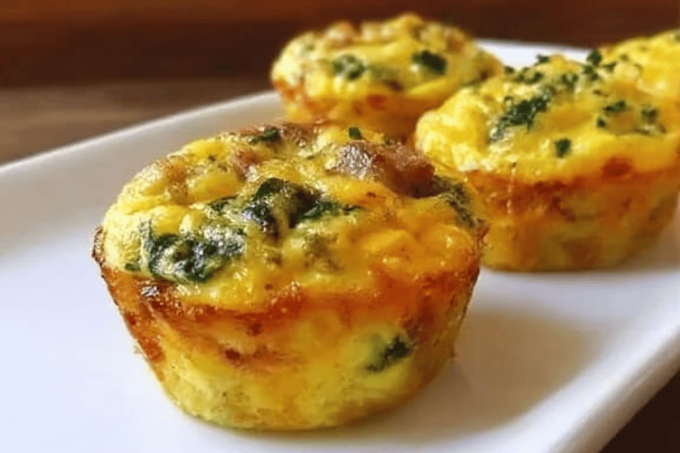 Vegetable Omelet Muffins Recipe Delight