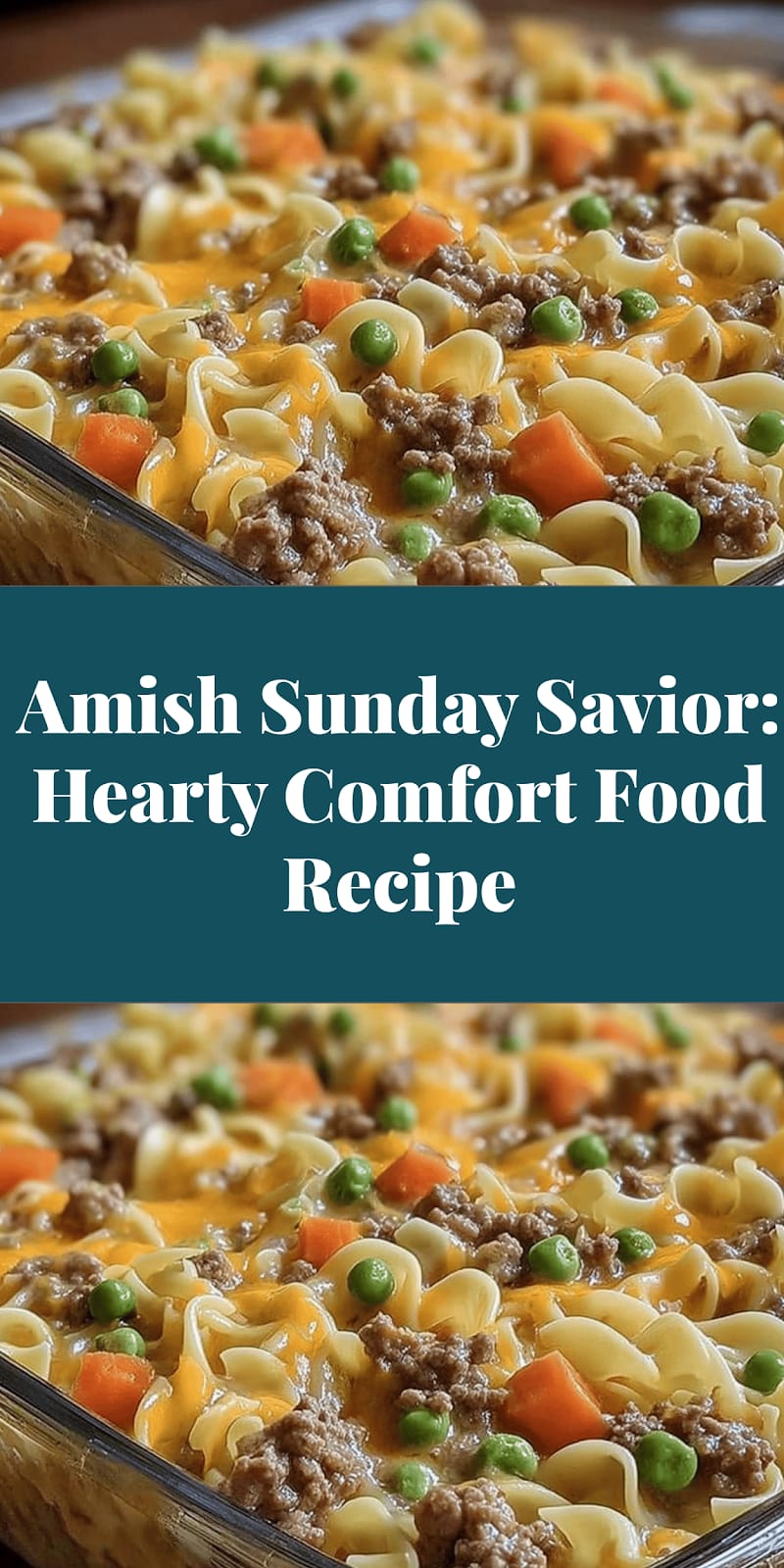 Amish Sunday Savior: Hearty Comfort Food Recipe