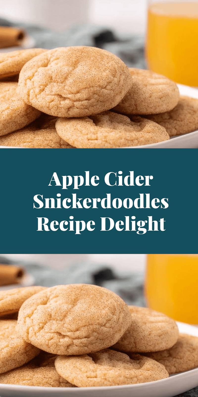 Apple Cider Snickerdoodles Recipe Delight