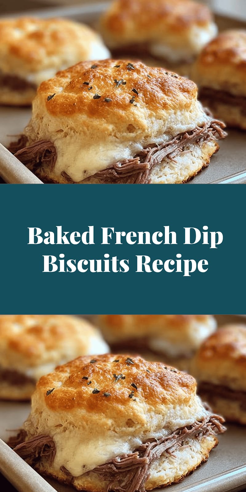 Baked French Dip Biscuits Recipe