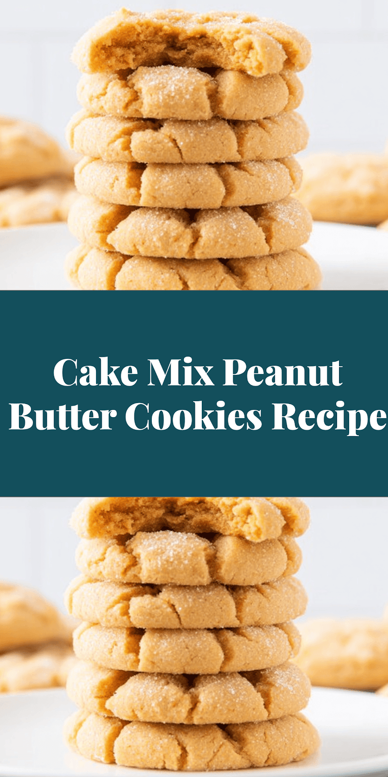 Cake Mix Peanut Butter Cookies Recipe