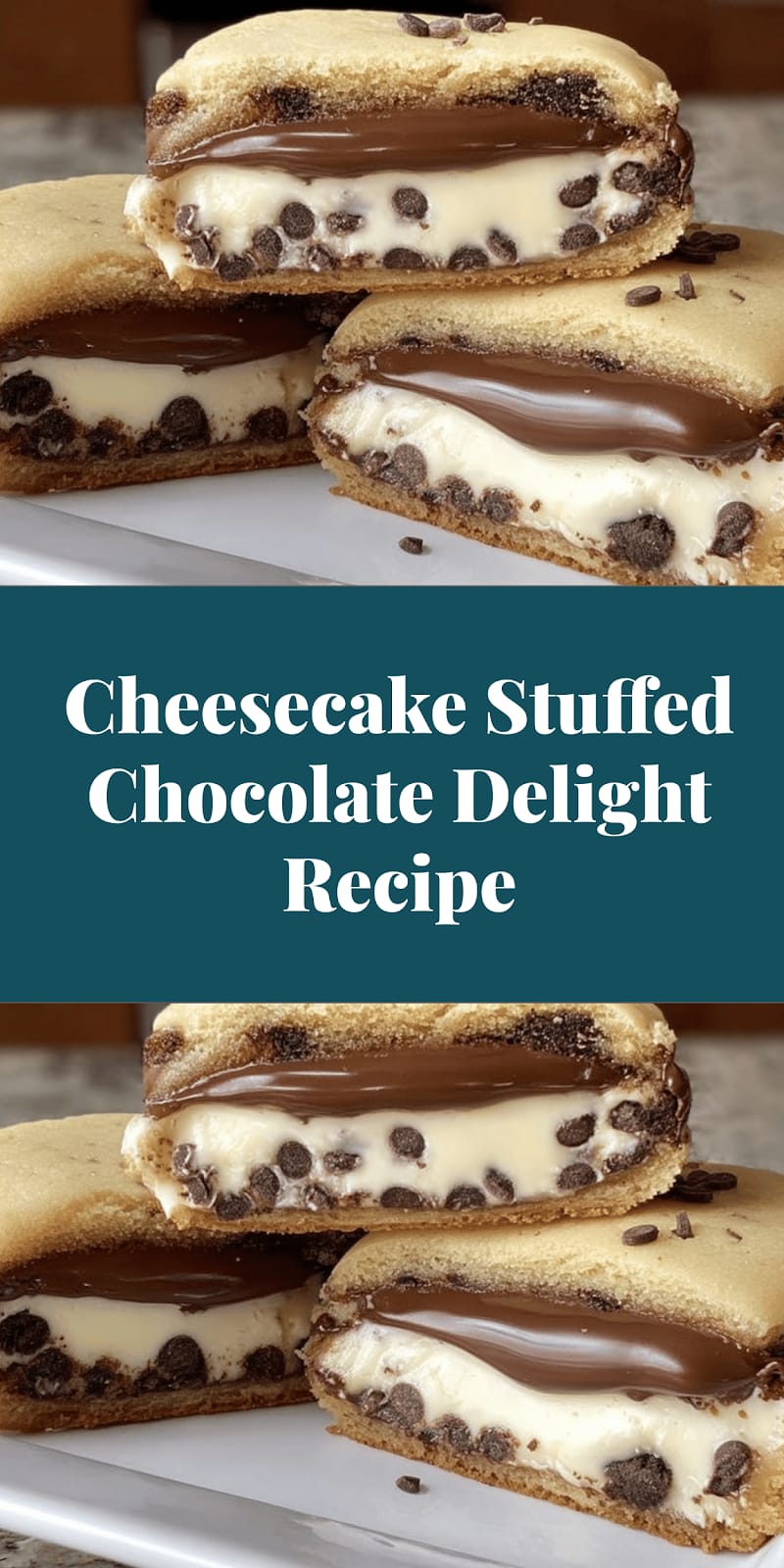 Cheesecake Stuffed Chocolate Delight Recipe