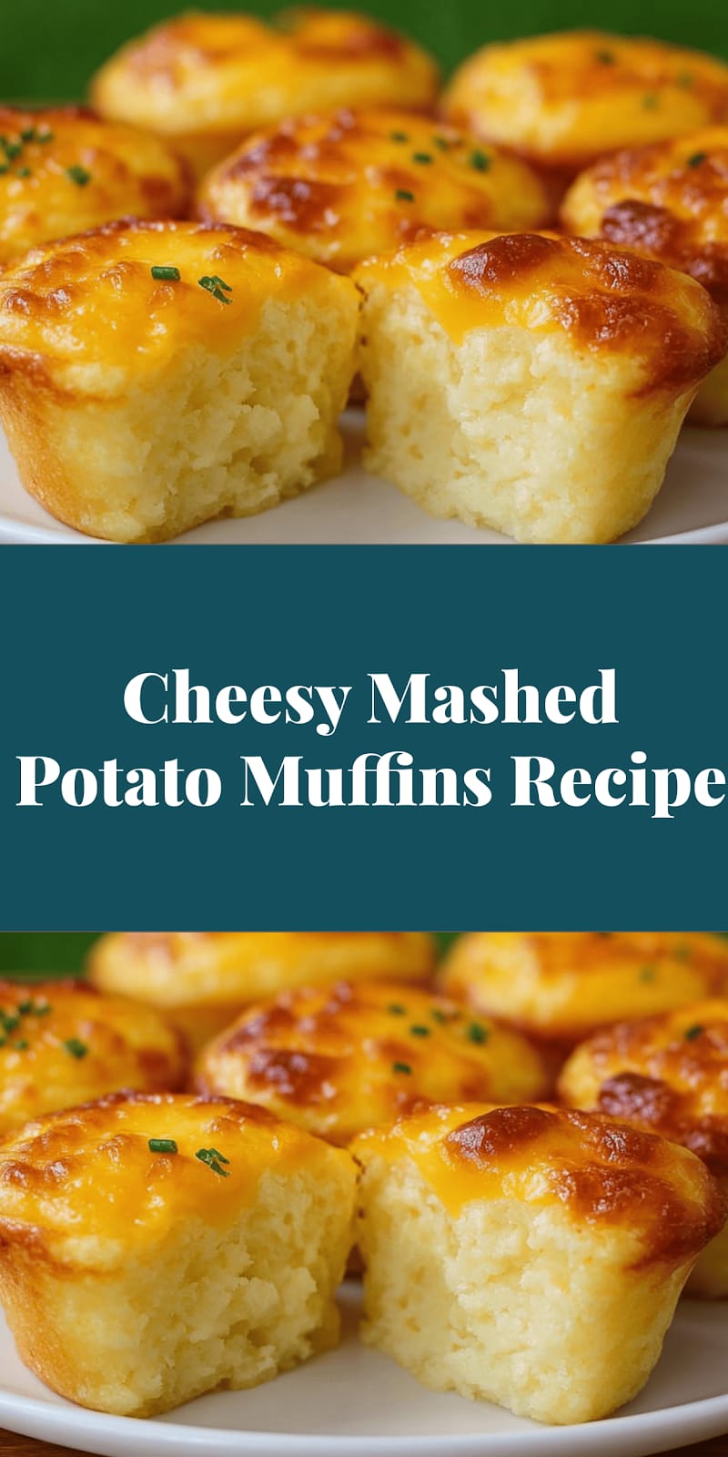 Cheesy Mashed Potato Muffins Recipe