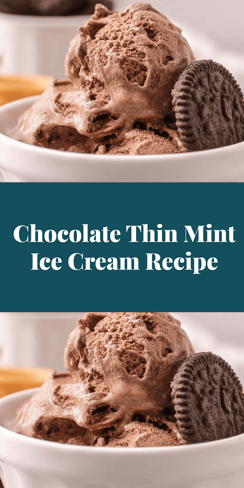 Chocolate Thin Mint Ice Cream Recipe