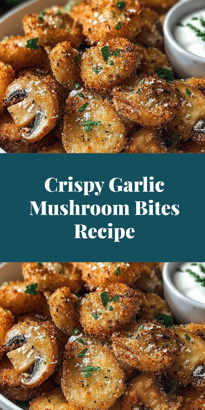 Crispy Garlic Mushroom Bites Recipe