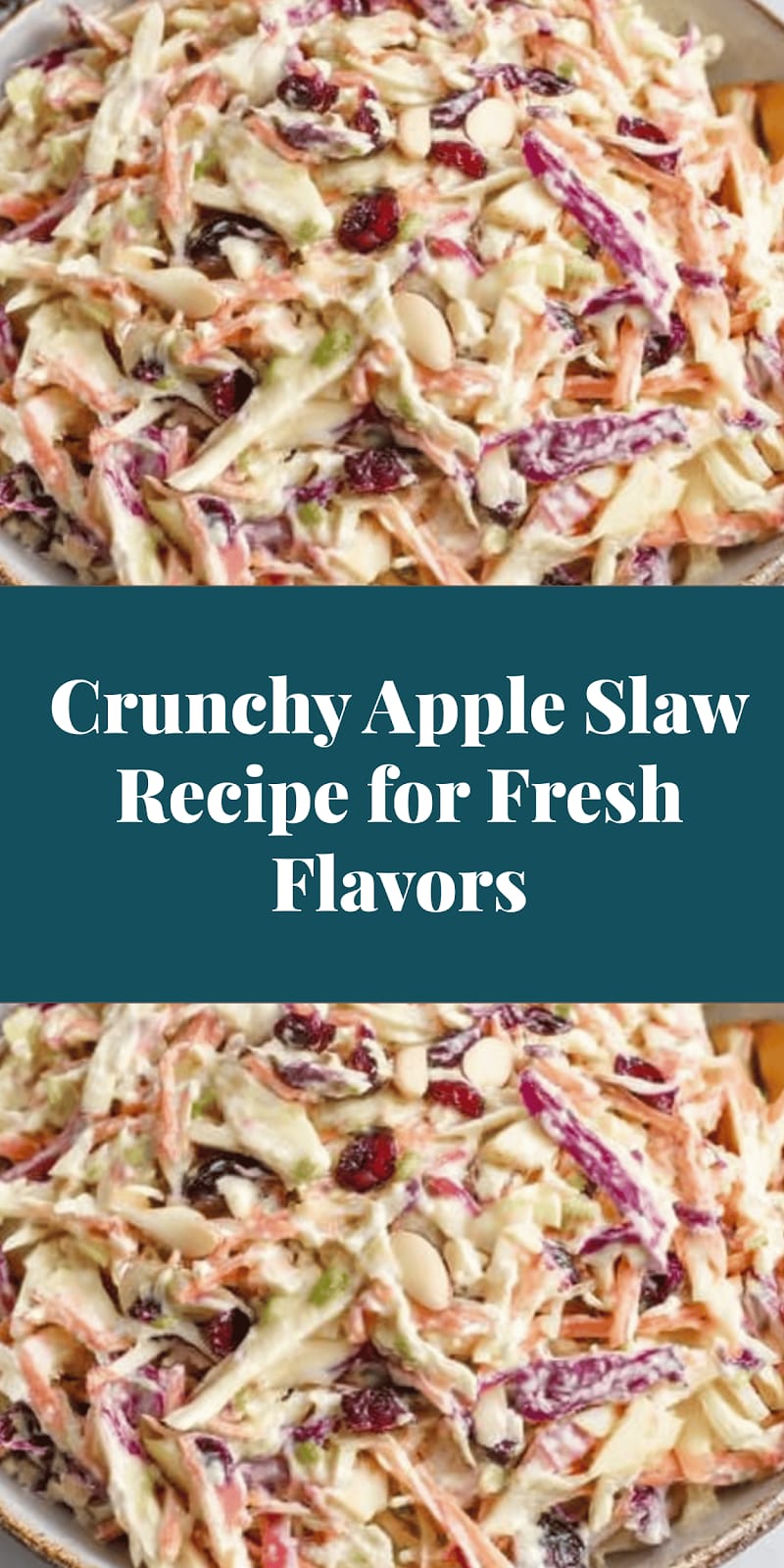 Crunchy Apple Slaw Recipe for Fresh Flavors