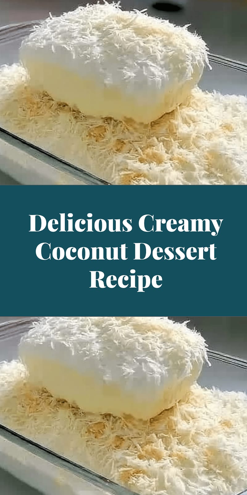 Delicious Creamy Coconut Dessert Recipe
