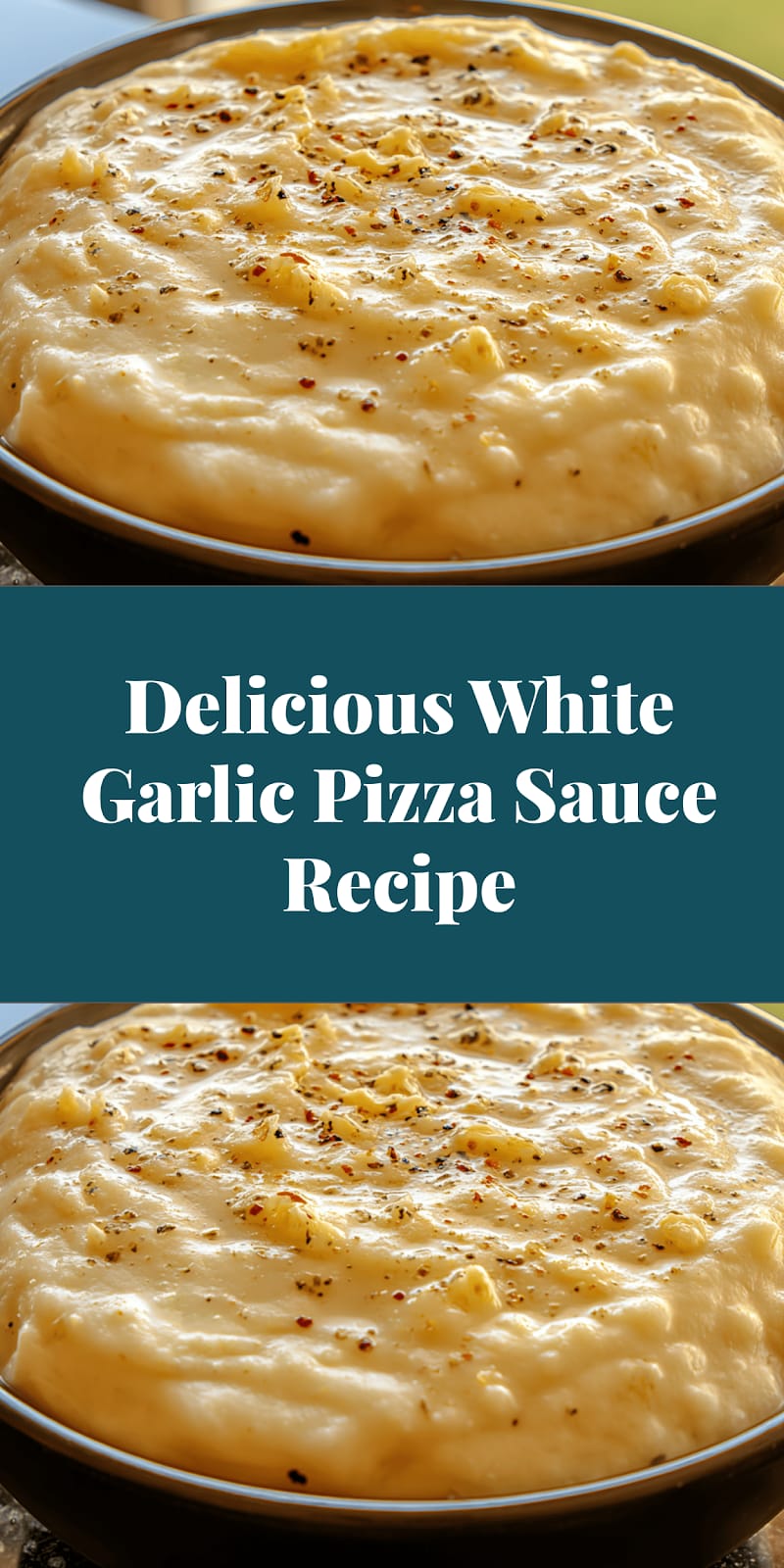 Delicious White Garlic Pizza Sauce Recipe
