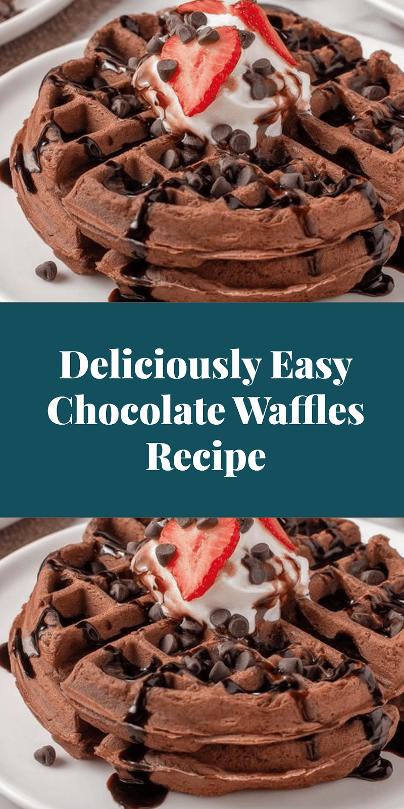 Deliciously Easy Chocolate Waffles Recipe